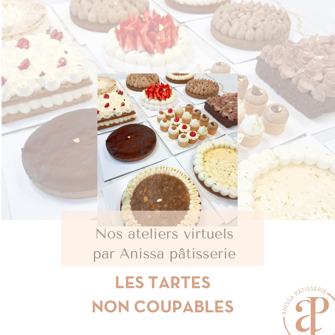 Nos ateliers virtuels : les tartes non coupables (Pack de 4 recettes)