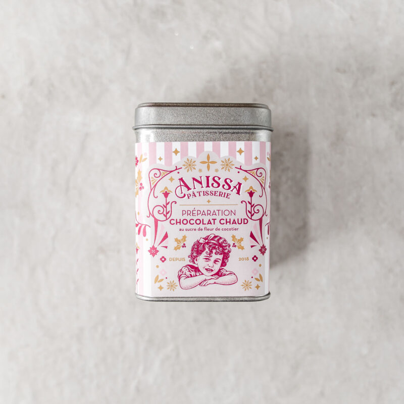 Préparation pour chocolat chaud. Edition Noël.